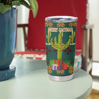 Cactus Gifts Christmas Tumbler Cup Xmas Holiday Patterns - Wonder Print Shop