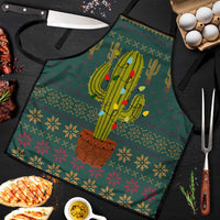 Cactus Christmas Apron Xmas Holiday Patterns - Wonder Print Shop