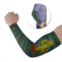 Cactus Christmas Arm Sleeves Xmas Holiday Patterns - Wonder Print Shop