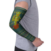 Cactus Christmas Arm Sleeves Xmas Holiday Patterns - Wonder Print Shop