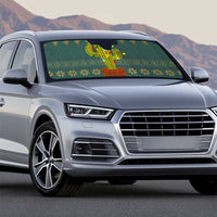 Cactus Christmas Auto Sun Shade Xmas Holiday Patterns - Wonder Print Shop