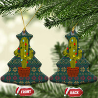 Cactus Christmas Ceramic Ornament Xmas Holiday Patterns - Wonder Print Shop