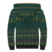 Cactus Christmas Sherpa Hoodie Xmas Holiday Patterns - Wonder Print Shop