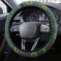 Cactus Christmas Steering Wheel Cover Xmas Holiday Patterns - Wonder Print Shop