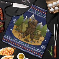 Camping I Hate People Christmas Apron Xmas Holiday Patterns - Wonder Print Shop