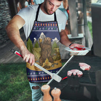 Camping I Hate People Christmas Apron Xmas Holiday Patterns - Wonder Print Shop
