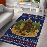 Camping I Hate People Christmas Area Rug Xmas Holiday Patterns - Wonder Print Shop