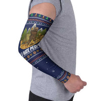 Camping I Hate People Christmas Arm Sleeves Xmas Holiday Patterns - Wonder Print Shop