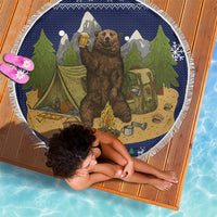 Camping I Hate People Christmas Beach Blanket Xmas Holiday Patterns - Wonder Print Shop