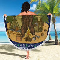 Camping I Hate People Christmas Beach Blanket Xmas Holiday Patterns - Wonder Print Shop