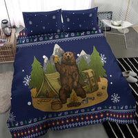 Camping I Hate People Christmas Bedding Set Xmas Holiday Patterns - Wonder Print Shop