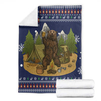 Camping I Hate People Christmas Blanket Xmas Holiday Patterns - Wonder Print Shop