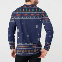 Camping I Hate People Christmas Button Sweatshirt Xmas Holiday Patterns - Wonder Print Shop