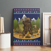 Camping I Hate People Christmas Canvas Wall Art Xmas Holiday Patterns - Wonder Print Shop