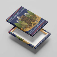 Camping I Hate People Christmas Canvas Wall Art Xmas Holiday Patterns - Wonder Print Shop