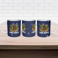 Camping I Hate People Christmas Ceramic Mug Xmas Holiday Patterns - Wonder Print Shop