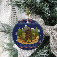 Camping I Hate People Christmas Ceramic Ornament Xmas Holiday Patterns - Wonder Print Shop
