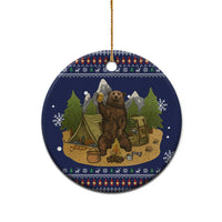 Camping I Hate People Christmas Ceramic Ornament Xmas Holiday Patterns - Wonder Print Shop
