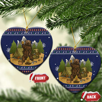 Camping I Hate People Christmas Ceramic Ornament Xmas Holiday Patterns - Wonder Print Shop