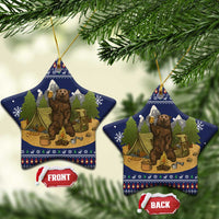 Camping I Hate People Christmas Ceramic Ornament Xmas Holiday Patterns - Wonder Print Shop