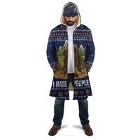 Camping I Hate People Christmas Cloak Xmas Holiday Patterns - Wonder Print Shop