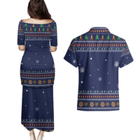 Camping I Hate People Christmas Couples Matching Puletasi and Hawaiian Shirt Xmas Holiday Patterns - Wonder Print Shop