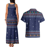 Camping I Hate People Christmas Couples Matching Tank Maxi Dress and Hawaiian Shirt Xmas Holiday Patterns - Wonder Print Shop