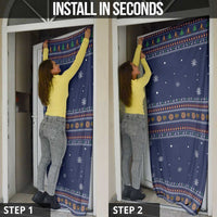 Camping I Hate People Christmas Door Cover Xmas Holiday Patterns - Wonder Print Shop
