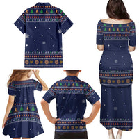 Camping I Hate People Christmas Family Matching Puletasi and Hawaiian Shirt Xmas Holiday Patterns - Wonder Print Shop