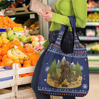Camping I Hate People Christmas Grocery Bag Xmas Holiday Patterns - Wonder Print Shop