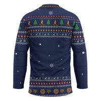 Camping I Hate People Christmas Hockey Jersey Xmas Holiday Patterns - Wonder Print Shop