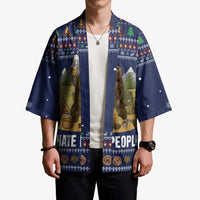 Camping I Hate People Christmas Kimono Xmas Holiday Patterns - Wonder Print Shop