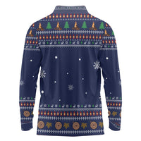 Camping I Hate People Christmas Long Sleeve Polo Shirt Xmas Holiday Patterns - Wonder Print Shop