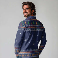 Camping I Hate People Christmas Long Sleeve Polo Shirt Xmas Holiday Patterns - Wonder Print Shop