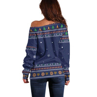 Camping I Hate People Christmas Off Shoulder Sweater Xmas Holiday Patterns - Wonder Print Shop