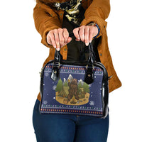 Camping I Hate People Christmas Shoulder Handbag Xmas Holiday Patterns - Wonder Print Shop