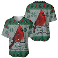 Cardinal I am Always With You Christmas Baseball Jersey Xmas Holiday Patterns - Wonder Print Shop