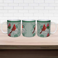 Cardinal I am Always With You Christmas Ceramic Mug Xmas Holiday Patterns - Wonder Print Shop