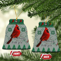 Cardinal I am Always With You Christmas Ceramic Ornament Xmas Holiday Patterns - Wonder Print Shop