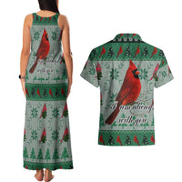 Cardinal I am Always With You Christmas Couples Matching Tank Maxi Dress and Hawaiian Shirt Xmas Holiday Patterns - Wonder Print Shop