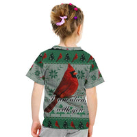 Cardinal I am Always With You Christmas Kid T Shirt Xmas Holiday Patterns - Wonder Print Shop