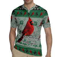 Cardinal I am Always With You Christmas Rugby Jersey Xmas Holiday Patterns - Wonder Print Shop