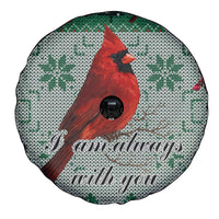 Cardinal I am Always With You Christmas Spare Tire Cover Xmas Holiday Patterns - Wonder Print Shop