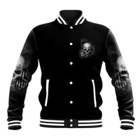 Warning I'm An A Mad Skull Baseball Jacket - Wonder Print Shop