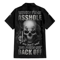 Warning I'm An A Mad Skull Family Matching Mermaid Dress and Hawaiian Shirt - Wonder Print Shop