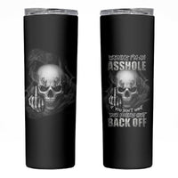 Warning I'm An A Mad Skull Skinny Tumbler - Wonder Print Shop