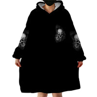 Warning I'm An A Mad Skull Wearable Blanket Hoodie - Wonder Print Shop