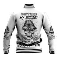 Don't Like My Attitude Baseball Jacket - Wonder Print Shop