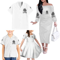 Don't Like My Attitude Family Matching Off Shoulder Long Sleeve Dress and Hawaiian Shirt - Wonder Print Shop