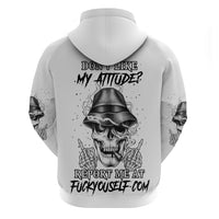 Don't Like My Attitude Hoodie - Wonder Print Shop